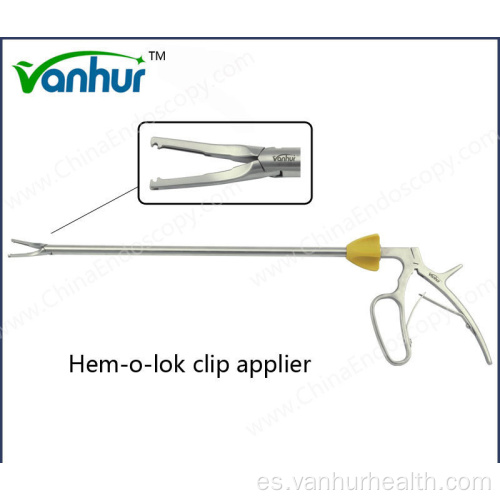 Aplicador de clips Hem-O-Lok para laparoscopia